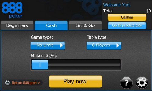 poker 888 login