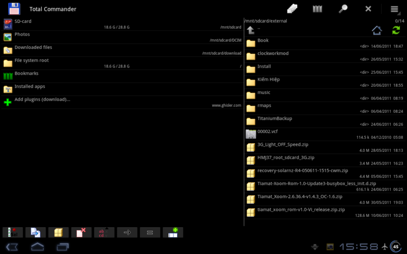 Установка android adb плагина в total commander