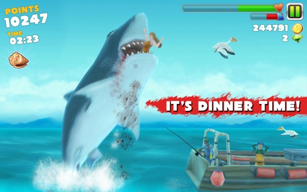 много денег в игре hungry shark evolution