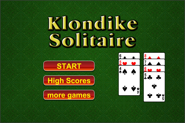 Занимательный карточный пасьянс Klondike