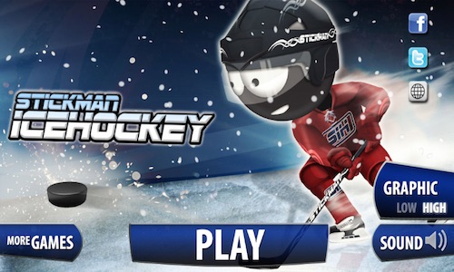 Симулятор хоккея со стикменами Stickman Ice Hockey