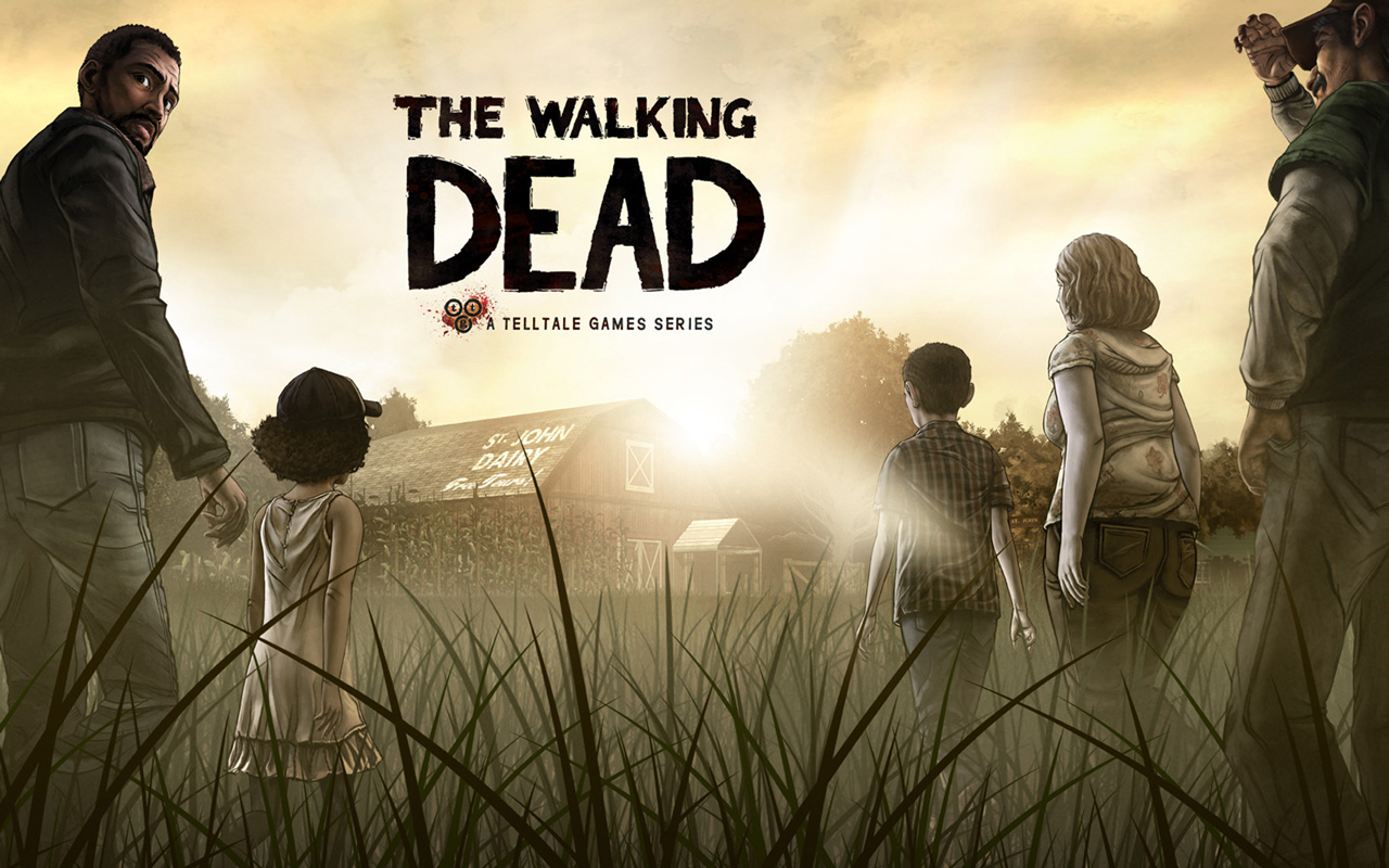 The walking dead игра обои