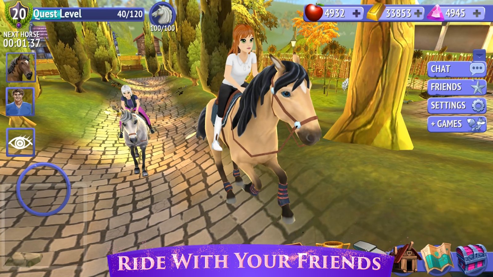 скачать взлом horse riding tales