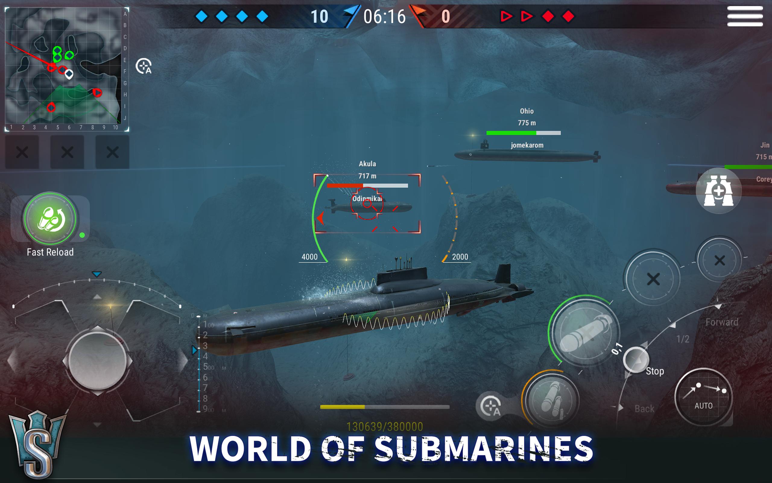 world of submarines скачать