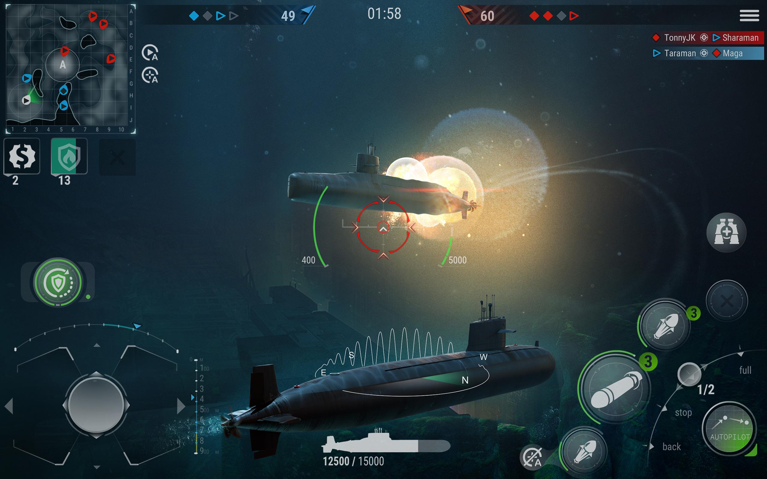 world of submarines взлом