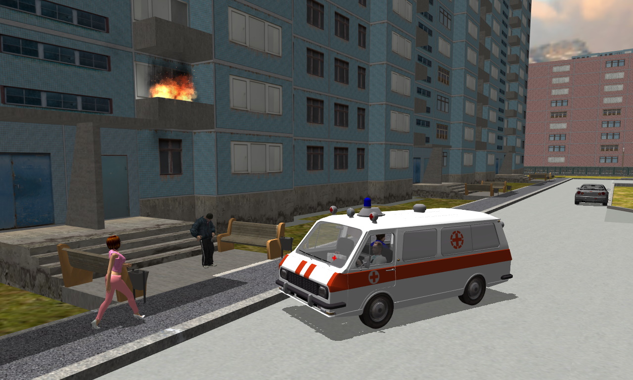 ambulance simulator 3d